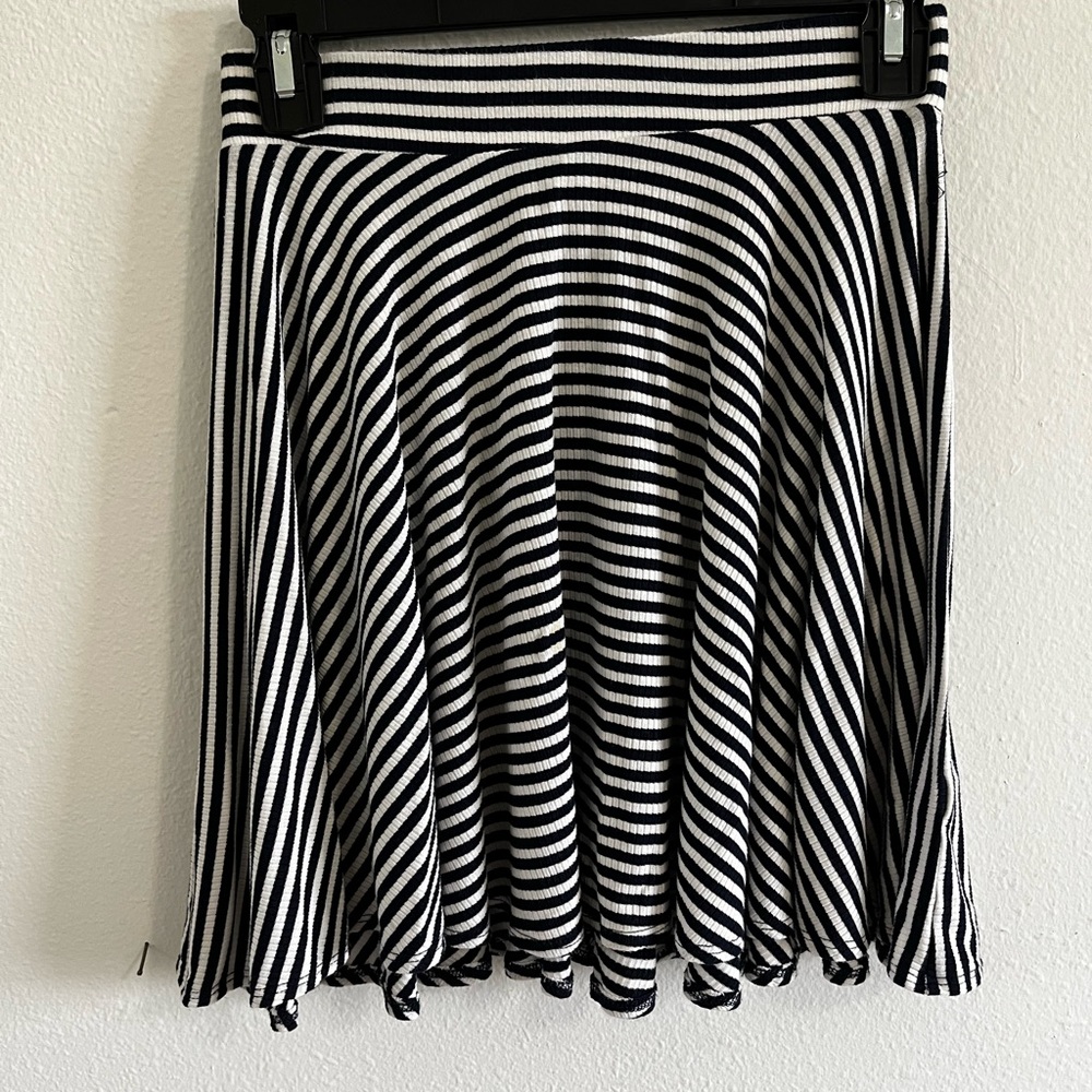 High-waist mini skirt